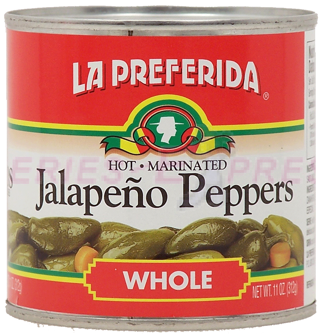 La Preferida  hot marinated whole jalapeno peppers Full-Size Picture